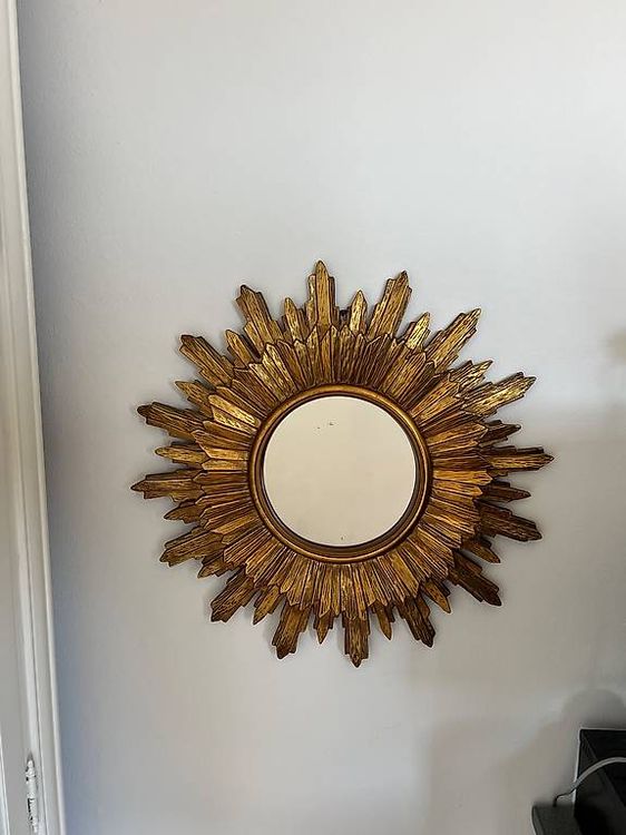 Déco Murale Soleil Et Lotus En Bois - 30 Cm - Art Spirituel à Peindre Soi-même - Cadeau - 4