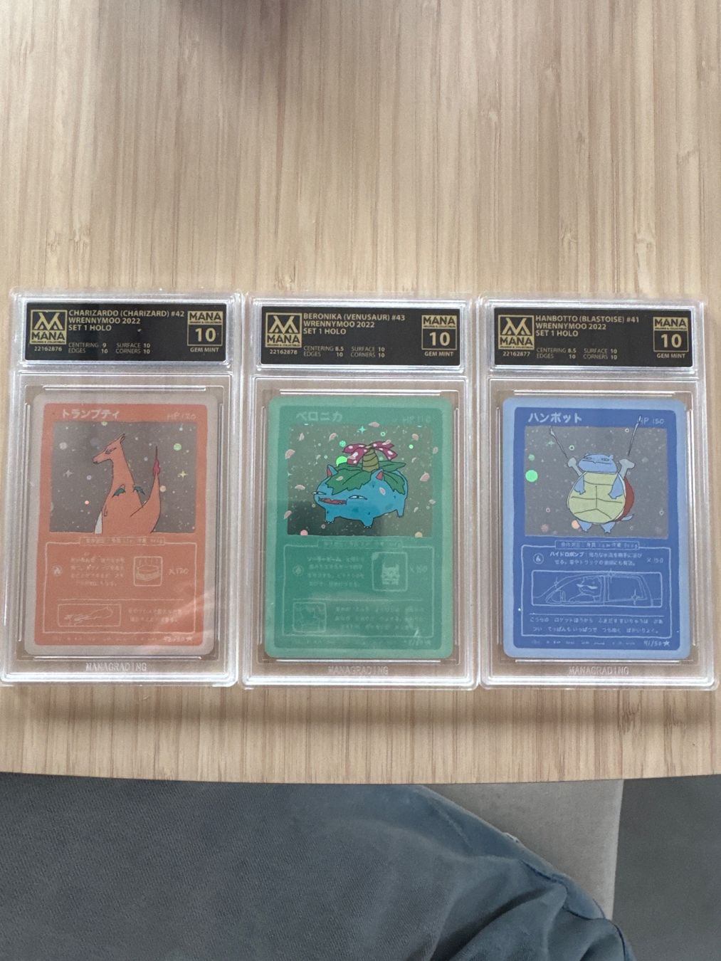 Pokémon Cartes à collectionner: Wrennymoo Mana Grading 10 Set sequential trio – D'occasion à Zürich par 1Rarestack1