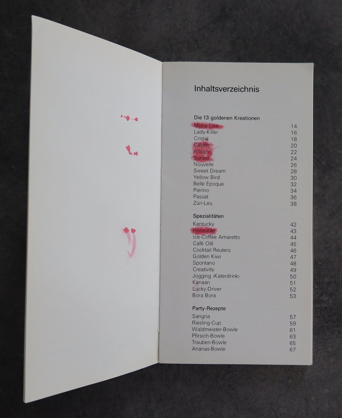 Libri: 5 Büchlein "Cocktails & Drinks" – Usato da Zürich venduto da Piki7 2