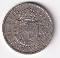 England half crown 1956