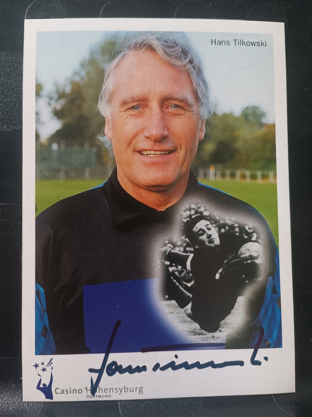 Autografi: Hans Tilkowski - BVB & 2. WM 66 - † 2020 -Handsigniert – Usato da Menziken venduto da Artographs