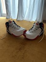Baskets Nike Air Jordan, blanc rouge noir, occasion