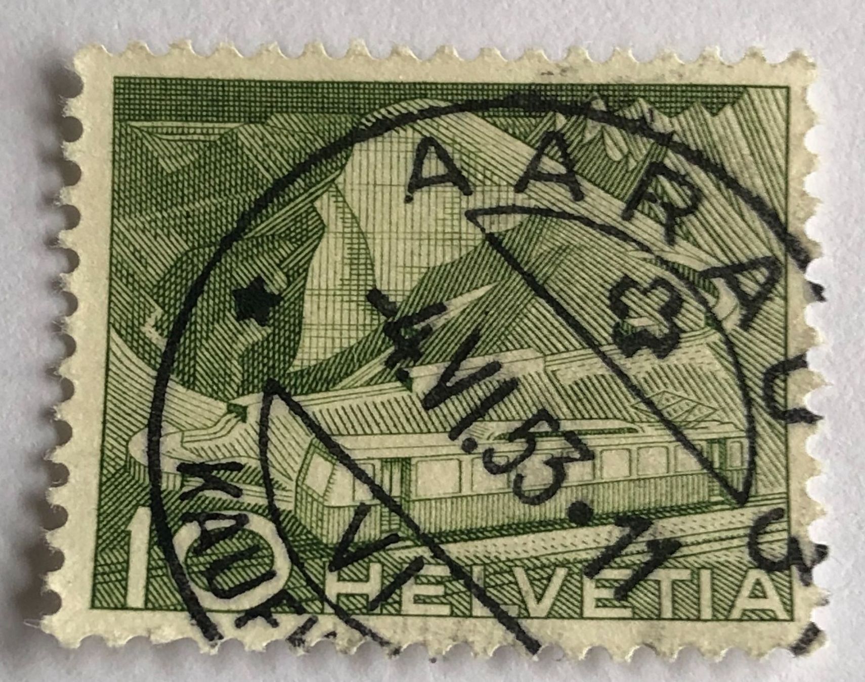 Tutti i francobolli: Nr.299 mit Vollstempel Aarau – Usato da Aarau venduto da Billa007