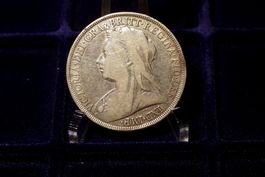 Silbermünze Crown 1896