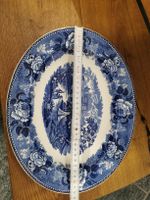 Servierteller Wedgwood Landscape blau weiss oval 32cm 