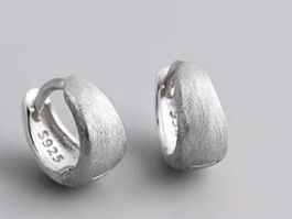 Kids Earrings.925 Silver Small Hoops( 6mm)