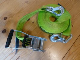 Spanngurt Ratschengurt Zurrgurt zweiteilig 12m / Top Zustand