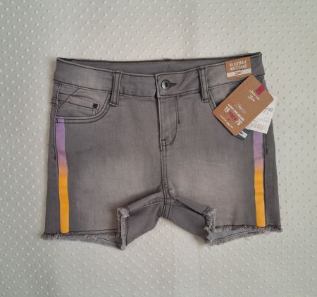 NEU! Sommer-Shorts Stretch, Gr. 146, Grau mit Farbverlauf