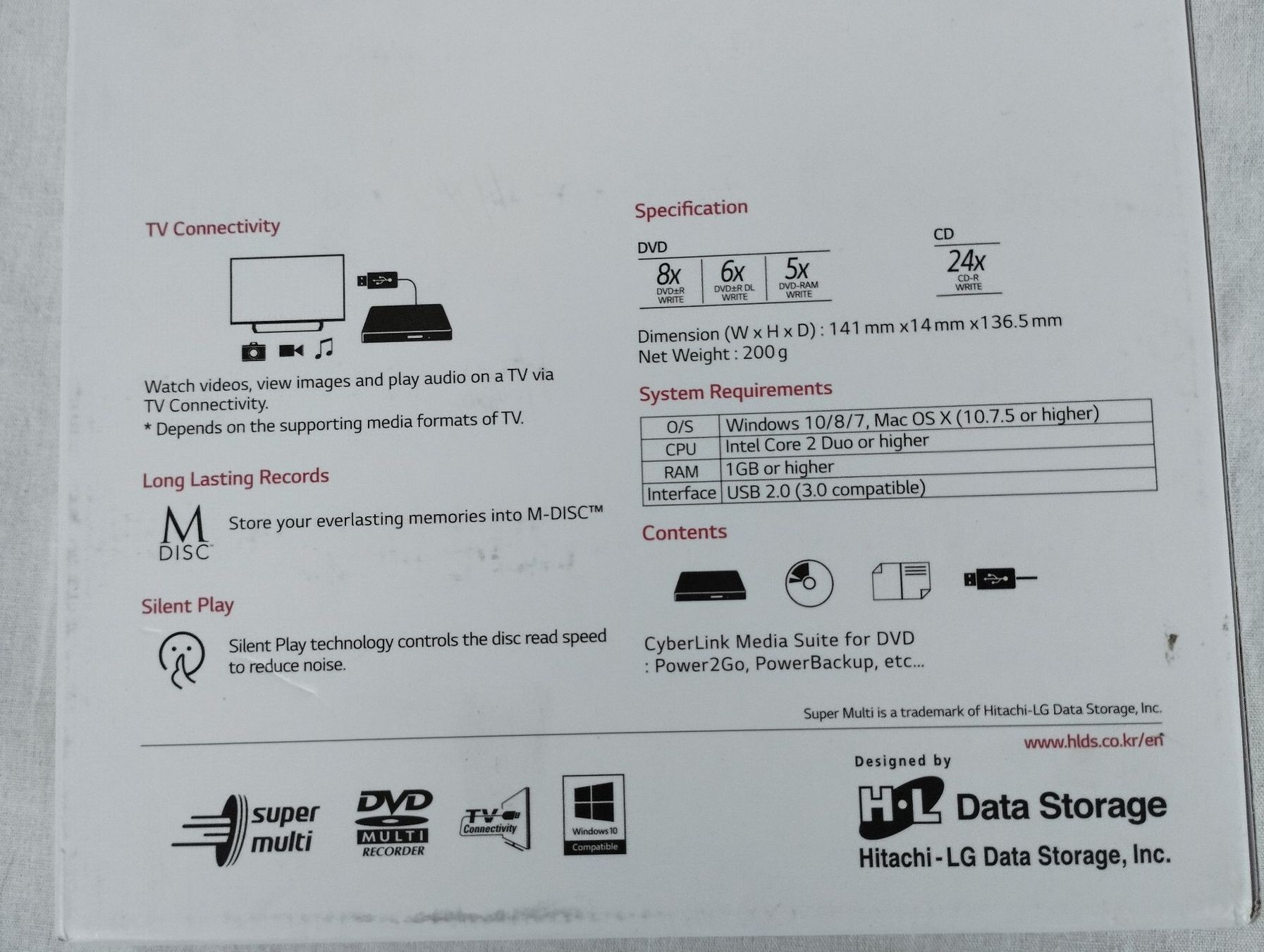 Hitachi Registratori: HITACHI-LG DATA STORAGE DVD Writer – Nuovo (secondo la descrizione) da Schübelbach venduto da Restwert_Schubelbach 9
