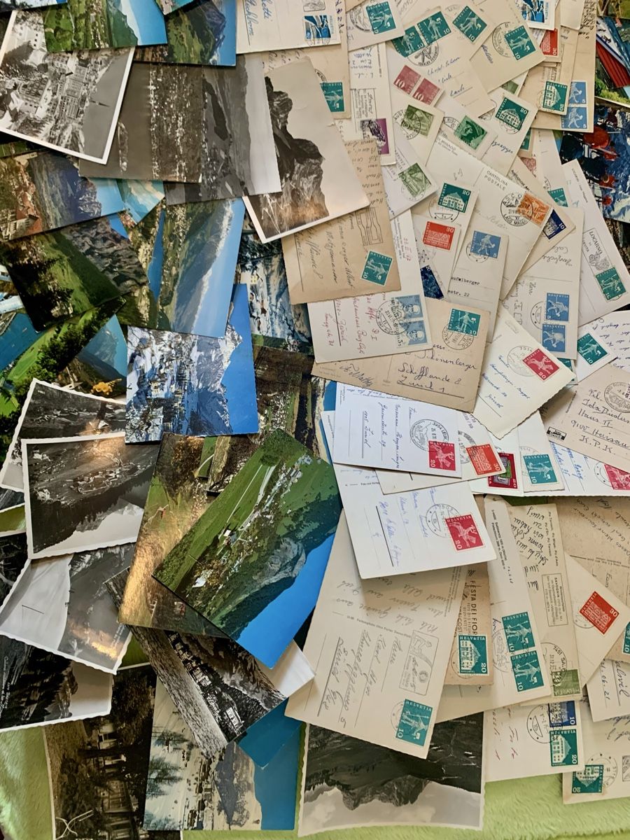 Cartoline postali: XXL Konvolut Schweizer Ansichtskarten, über 1600 Stk. – Usato da Wallisellen venduto da Died 3