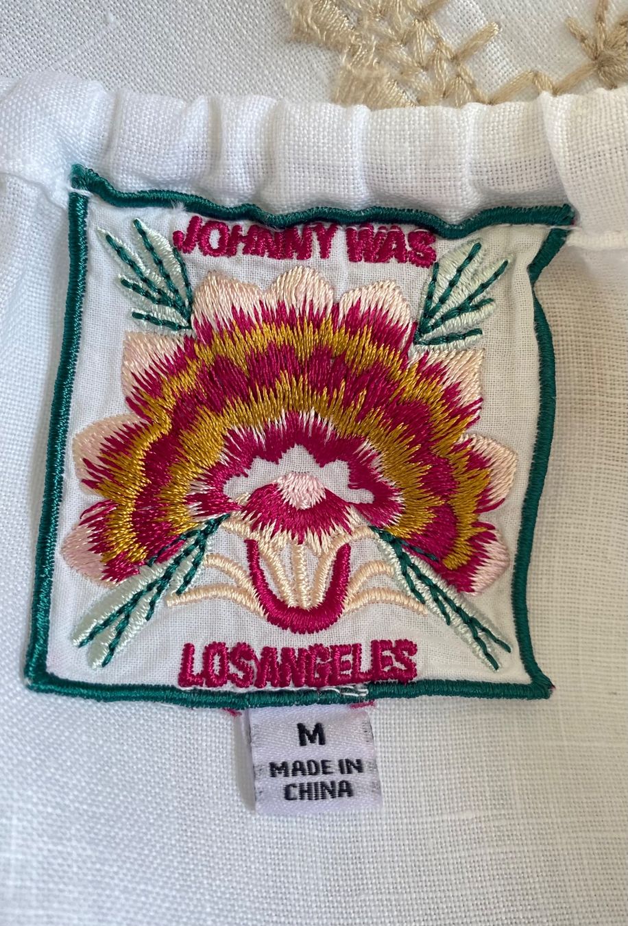 Camicette: Johnny Was Leinenbluse mit Stickerei Grösse M – Usato da Oberwil BL venduto da Leni-Mischi 3