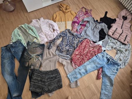 Kleiderpaket, 14 Teile, Esprit, G Star, Rukka, Gr. S