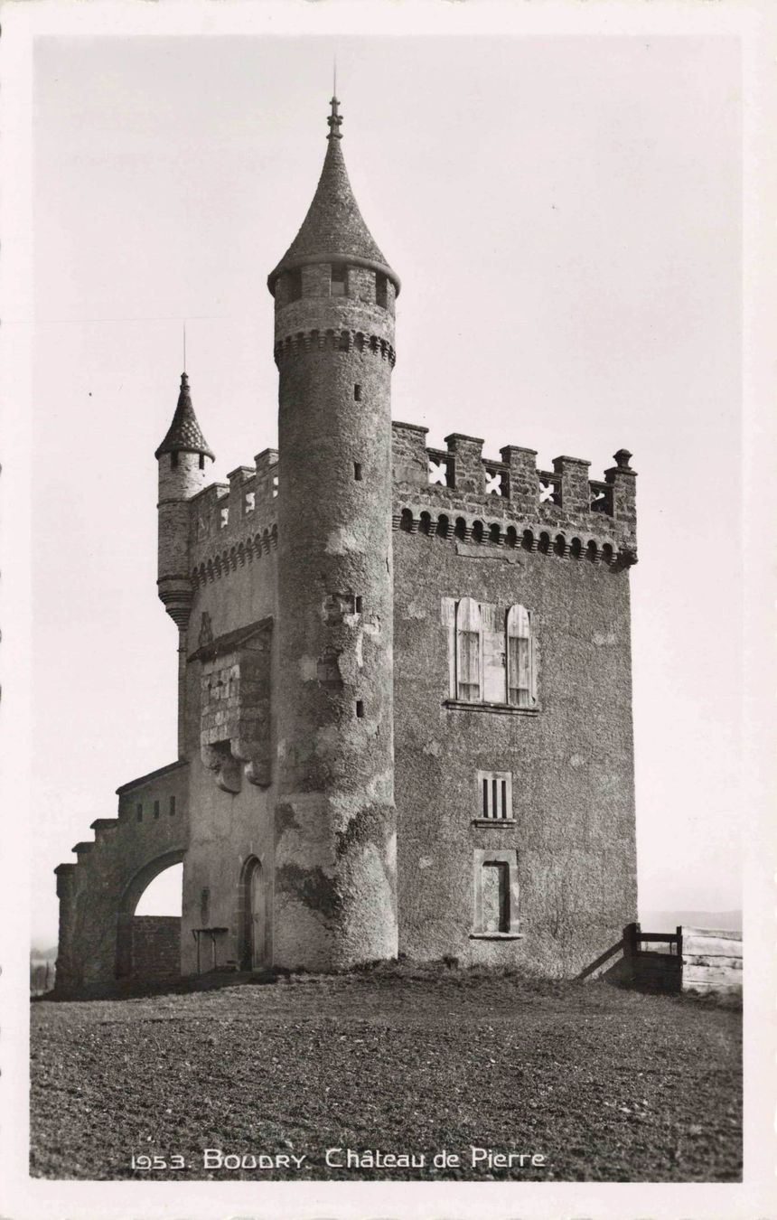 Cartoline postali: Boudry chateau de Pierre – Usato da Biasca venduto da Blenio71