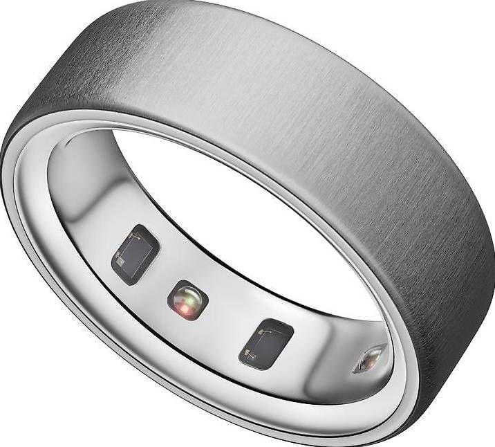 Ringe: Oura Ring 4, Gr. 12, gebürstetes Silber / brushed silver – Gebraucht aus Zürich von tobigs