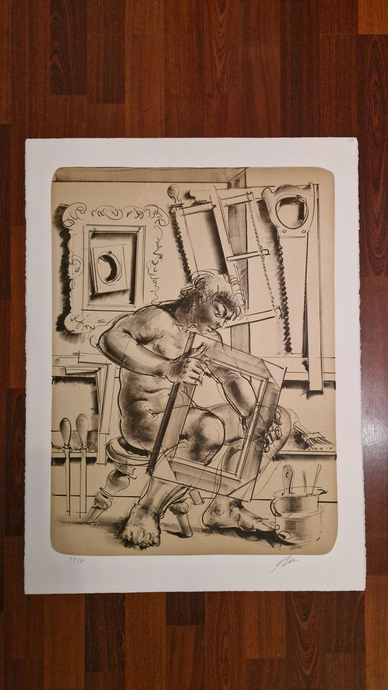Grafica & Litografie: Hans Erni, der Rahmenmacher – Nuovo e nell'imballaggio originale da Elgg venduto da j.hilber