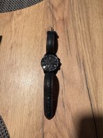 Herren Uhr Seat Chronograph Lederarmband