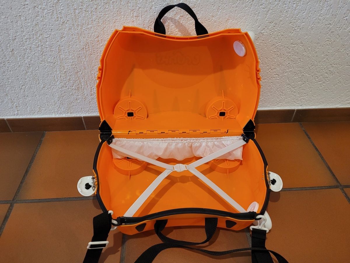 Trunki Valigie: Trunki Kinderkoffer Tiger-Design – Nuovo (secondo la descrizione) da Nürensdorf venduto da Kassandra13 1