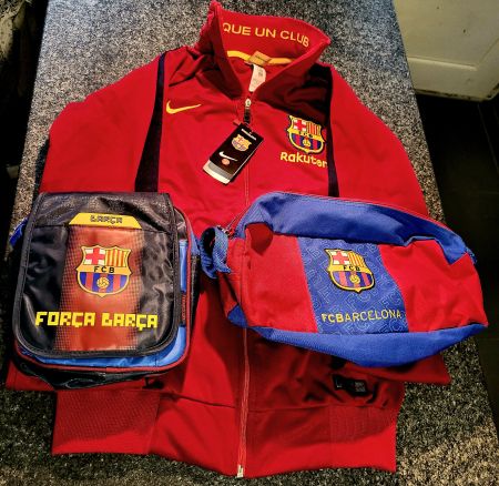 Veste de sport Nike FC BARCELONE avec 2 trousses