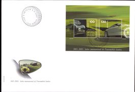 2005 FDC Block Autosalon Bl.38 Format E6            KW 10.-