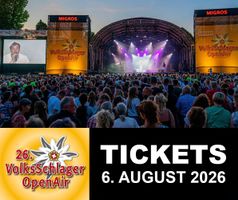 Tickets Volksschlager Openair Zofingen 6.8. Heitere Ticket