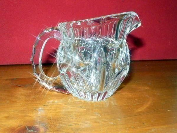 Carafes: Michkrüglein, "BOHEMIA"  handgeschliffen – D'occasion à Ueberstorf par dinbau 1