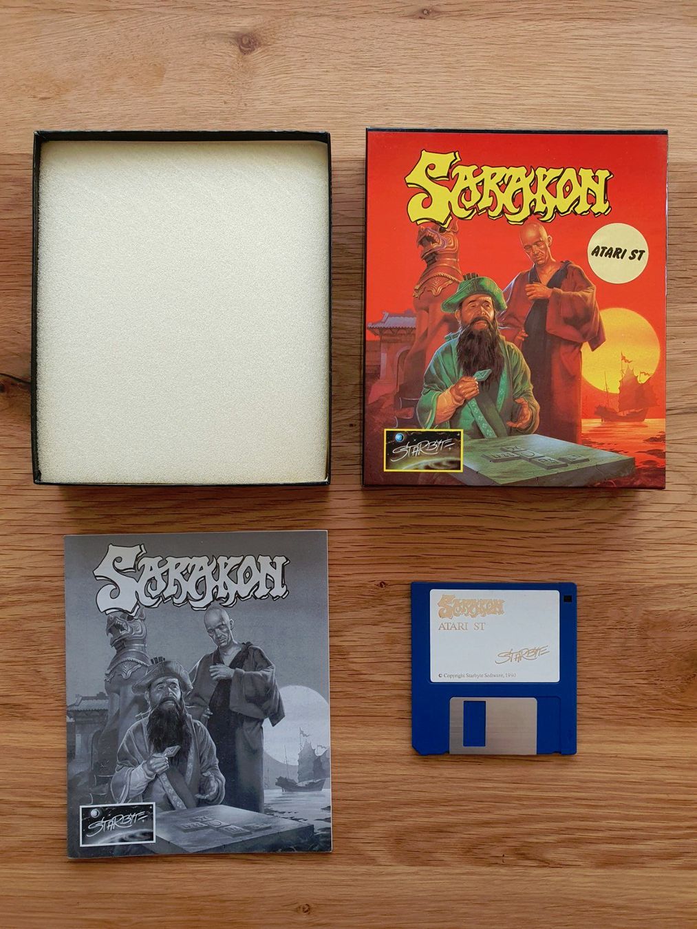 Atari Giochi: Atari ST Game Sarakon (1990) Semi Big Box Deutsch – Usato da Greifensee venduto da perfectioN88 3