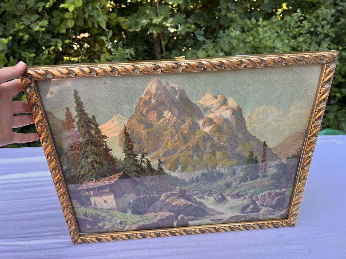 Foto & Immagini: Altes Alpenbild ((132) – Usato da Glattfelden venduto da maa_qcj8