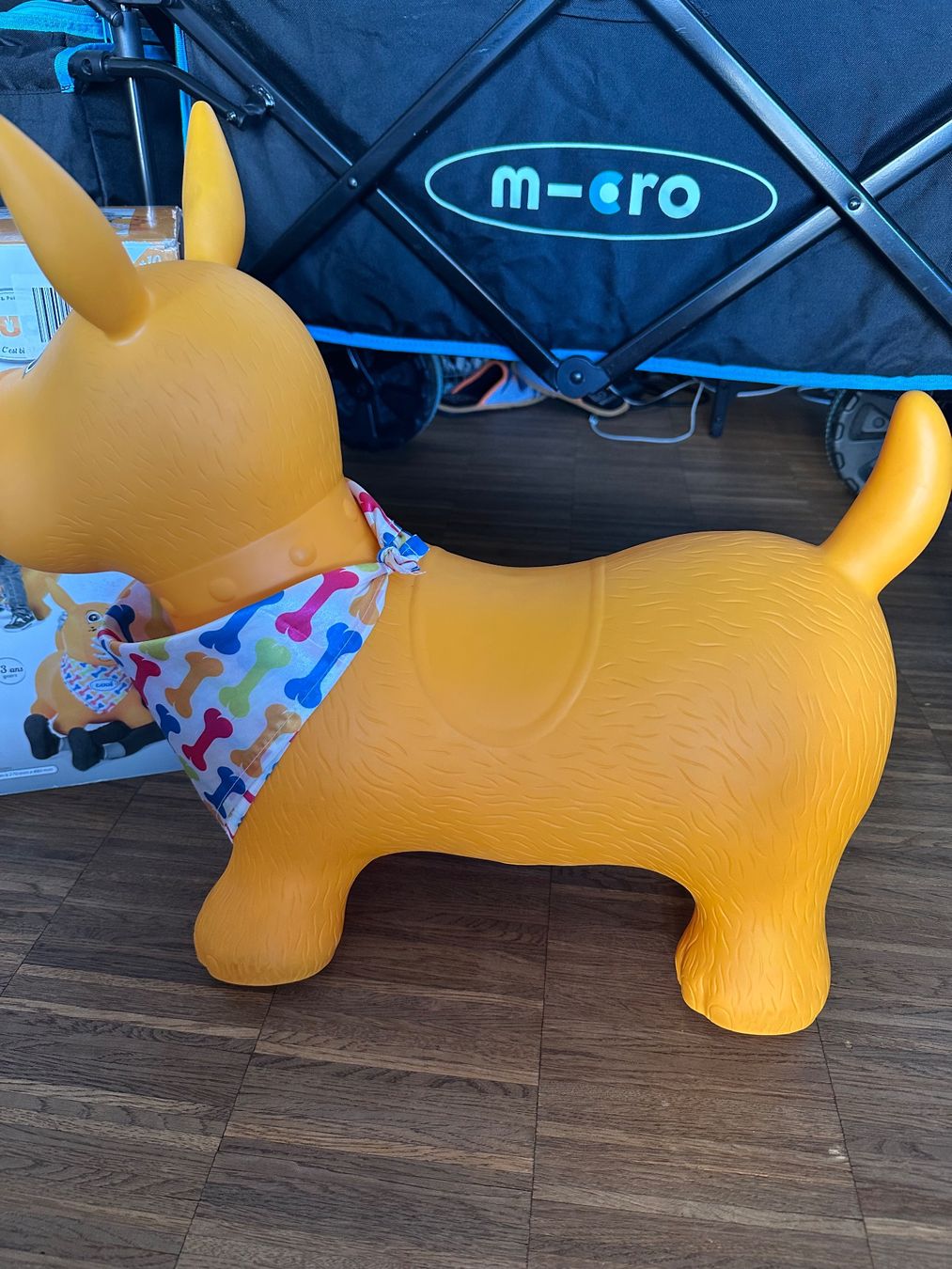 Jouets: LUDI Hüpfhund, gelb, aufblasbar, mit Originalverpackung – D'occasion à Zürich par cib_6krj 1