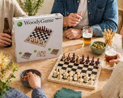 WoodyGame Holzspiel Set