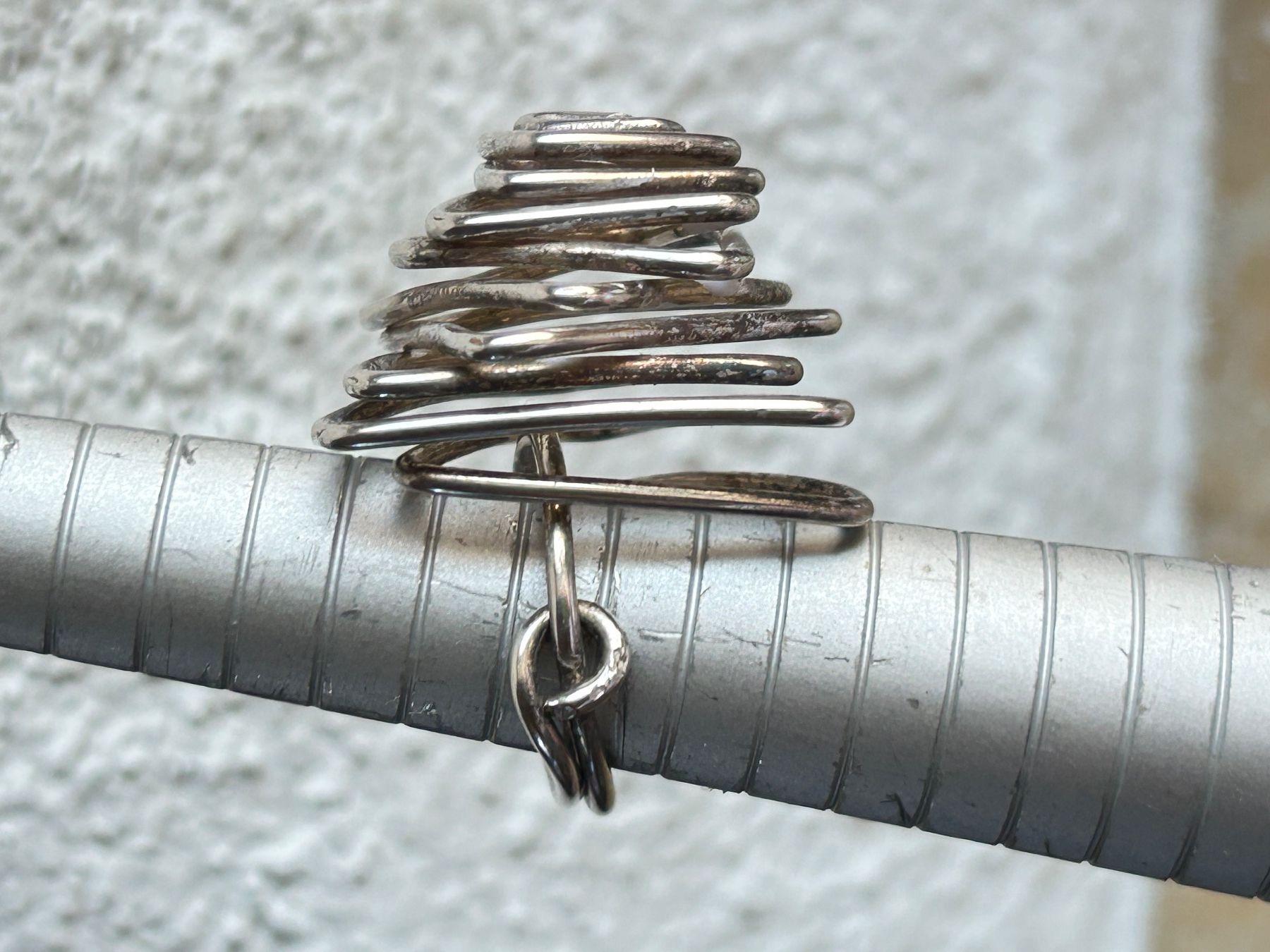 Ringe: Silberdraht Ring TRIANGEL ( Grösse 54/17) – Gebraucht aus Dittingen von Bijoubelle 6