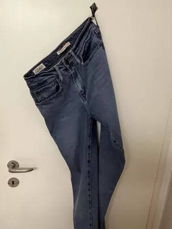 Blaue Jeans Levi‘s 721 High Rise Skinny Grösse 27/32