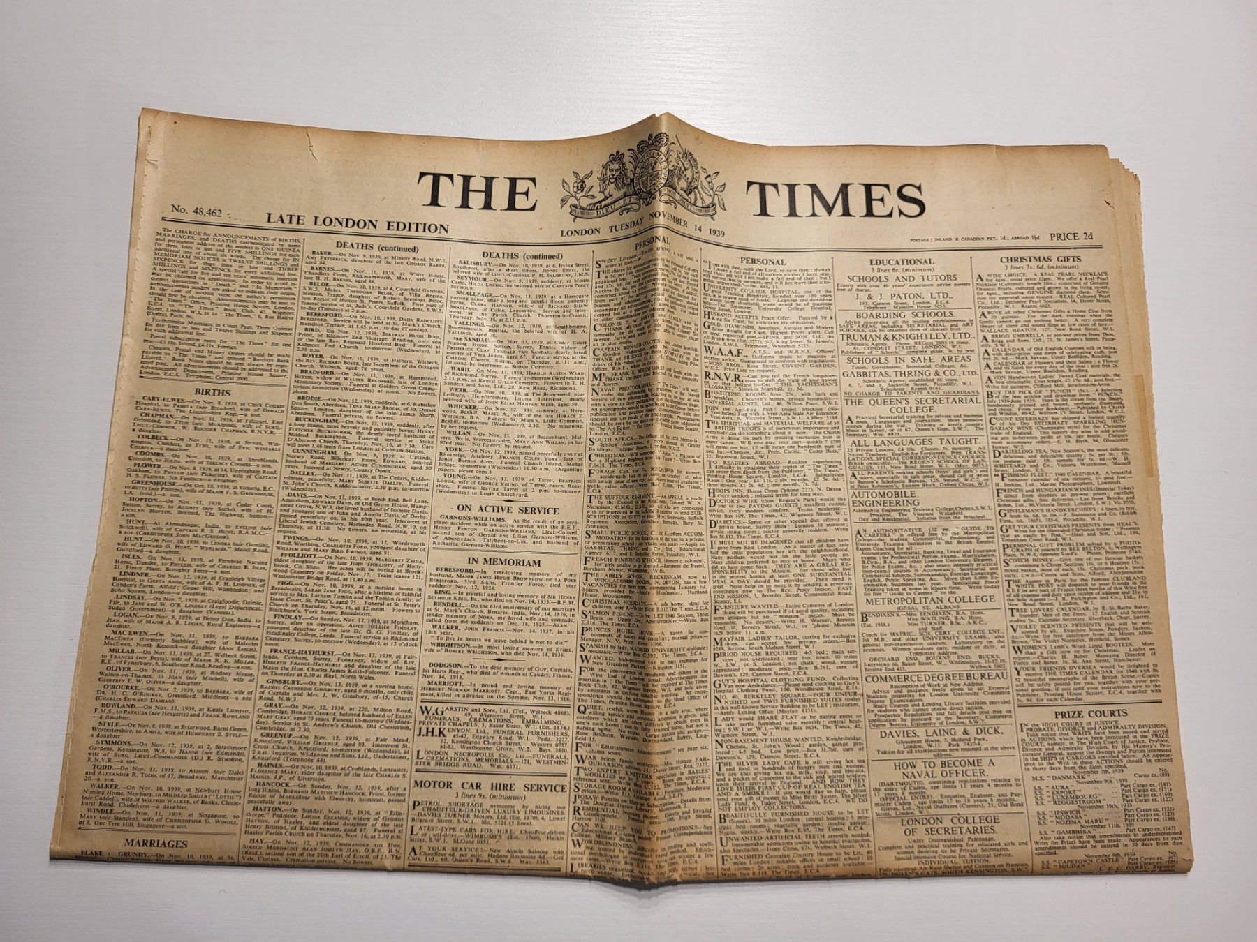 Riviste & Magazine: The Times Zeitungen 1938/1939 – Usato da Suhr venduto da lul_87gh 2