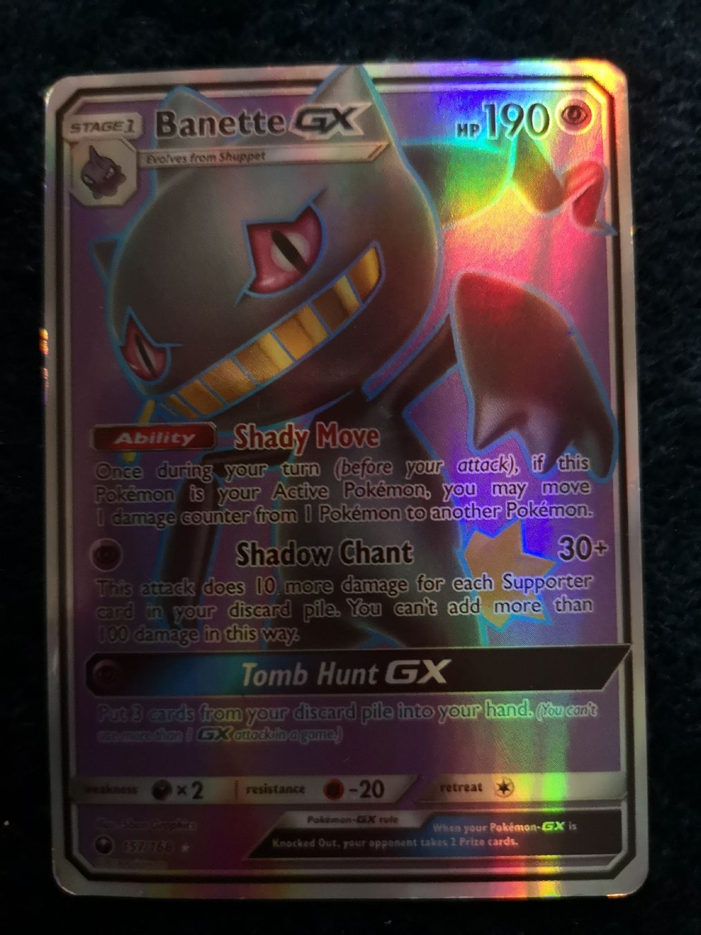 Pokémon Carte collezionabili: Banette GX – Usato da Uster venduto da vtosevski
