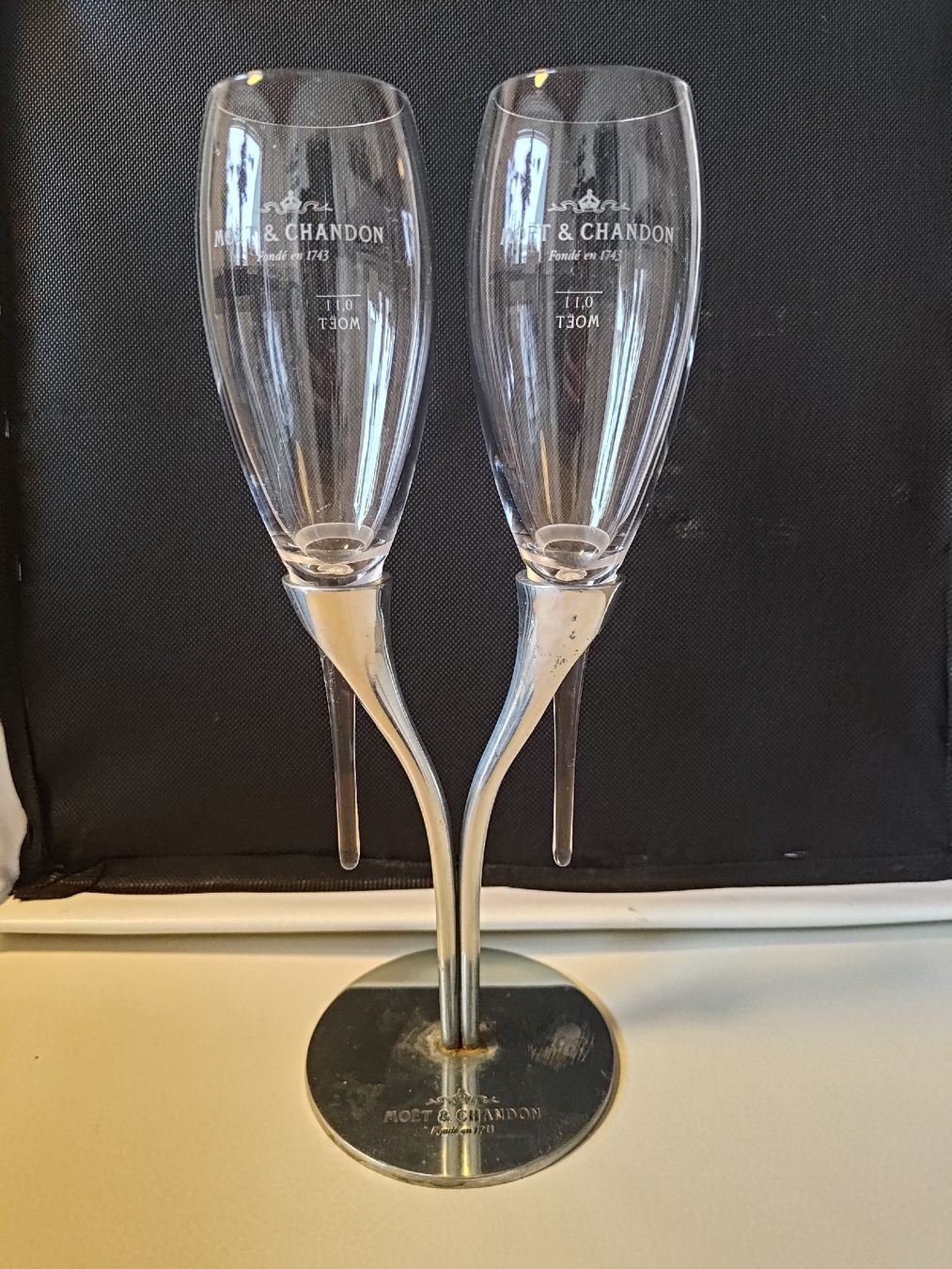 Bicchieri: Moet Chandon Champagner Gläser für 2 – Usato da Illnau venduto da mimi0303 1