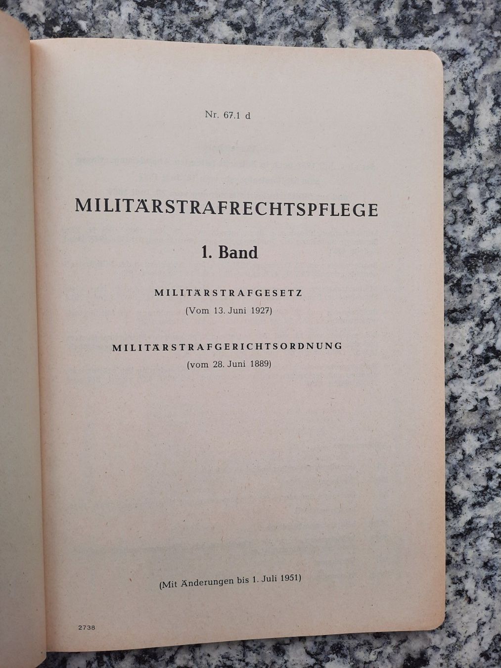 Libri: Militärstrafrechtspflege – Usato da Ruswil venduto da Sammlergeist 1