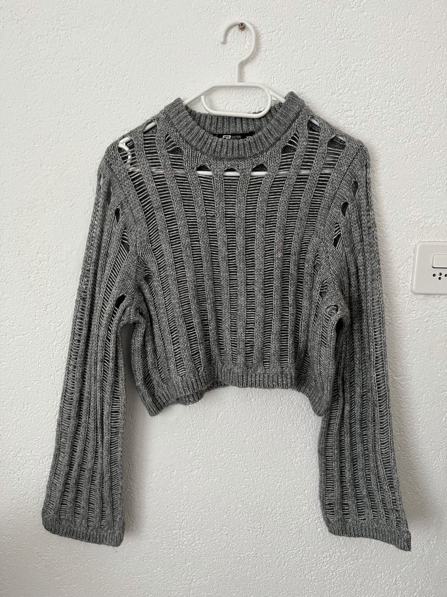 Pullover & Sweatshirts: FB Sister Strickpullover XS, grau, top Zustand – Neu (gemäss Beschreibung) aus Aesch BL von Yezdam
