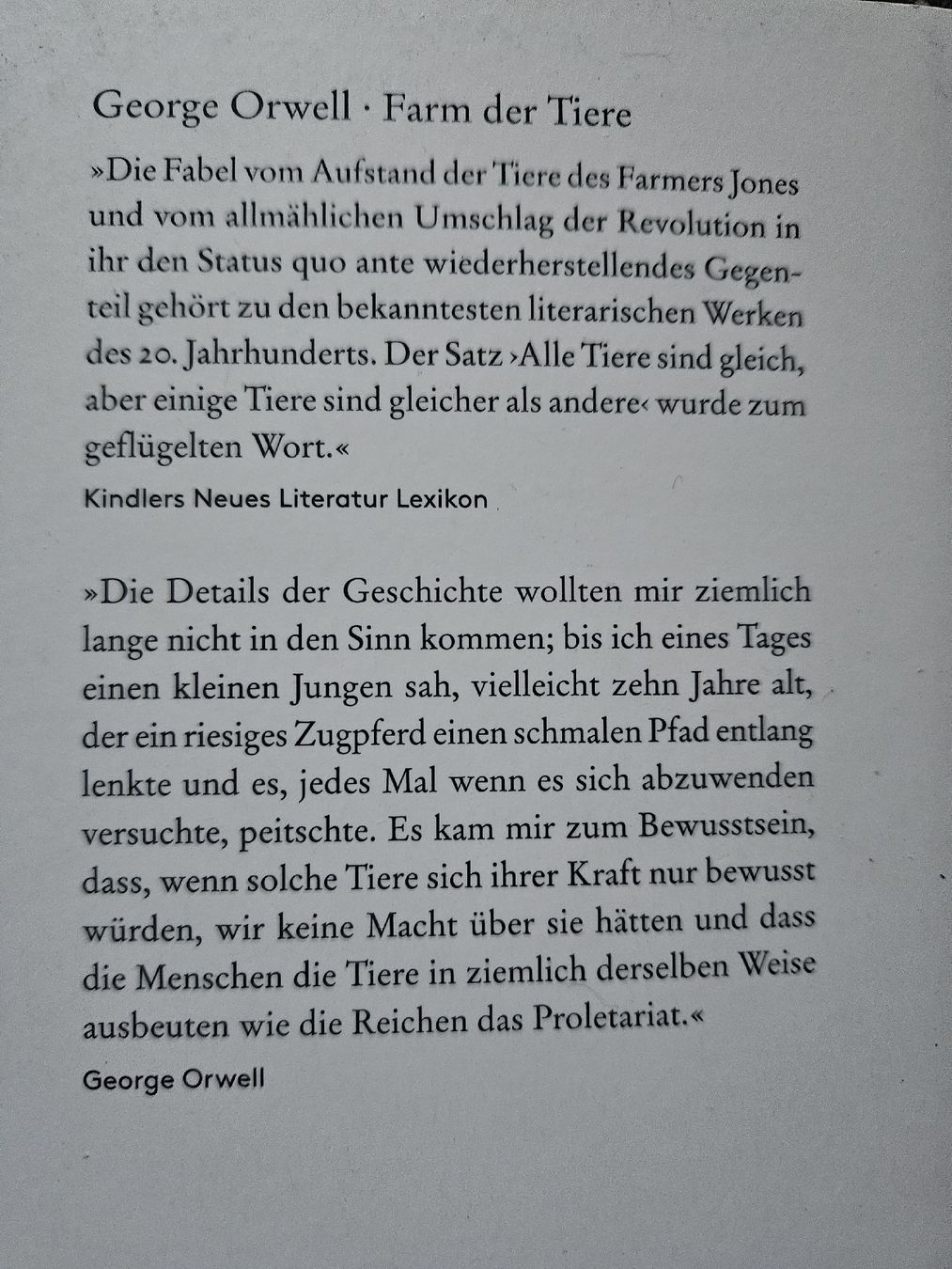 Livres: George Orwell Farm der Tiere Diogenes – Neuf (Voir description) à Anwil par tamoos 1