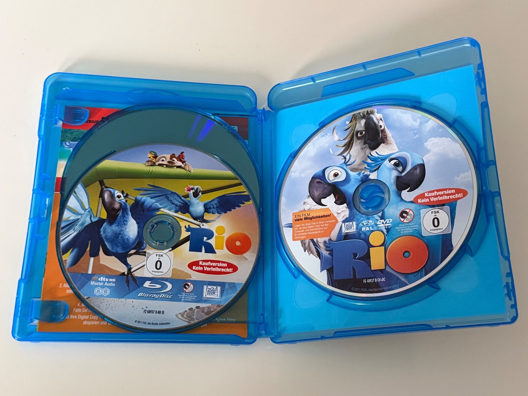 Tutti i DVDs: Rio 3D Blu-ray – Usato da Altstätten SG venduto da sheamus 2