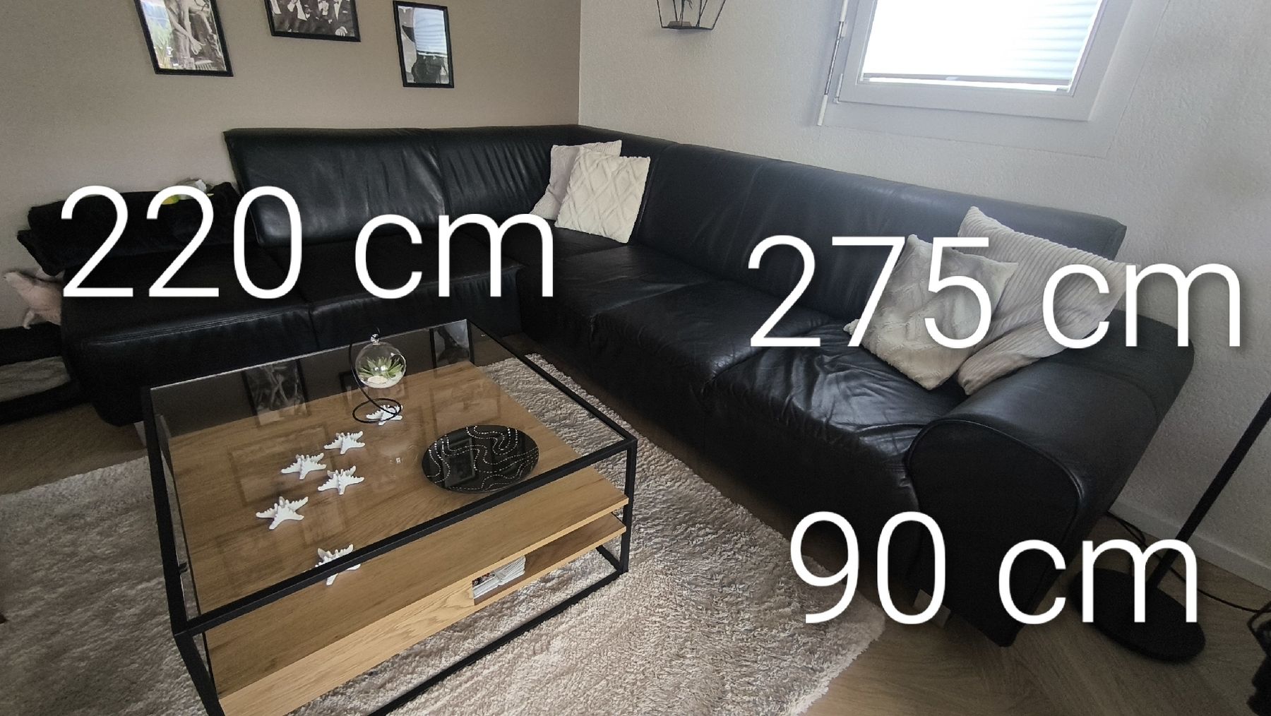 Sofas: Ecksofa Leder schwarz  – Gebraucht aus Neuenegg von Kaefer33 3