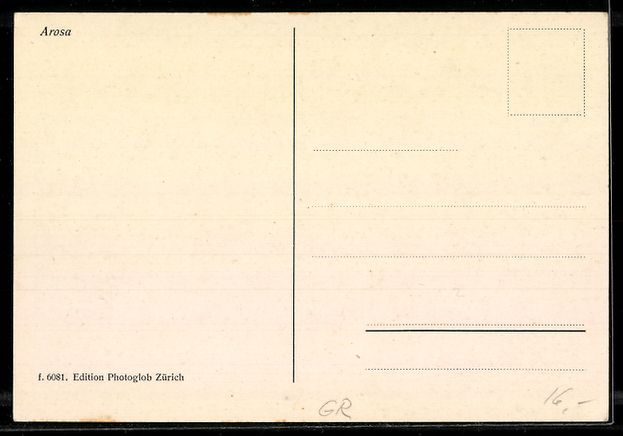 Cartes postales: AK Arosa, Panoramaansicht – D'occasion à Berlin par bartko-reher 1