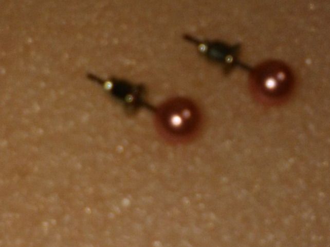 Ohrringe & -stecker: modeschmuck ohrringe,,künstliche perlen,,hellroserot – Neu (gemäss Beschreibung) aus Basel von bijoutrie_4 2
