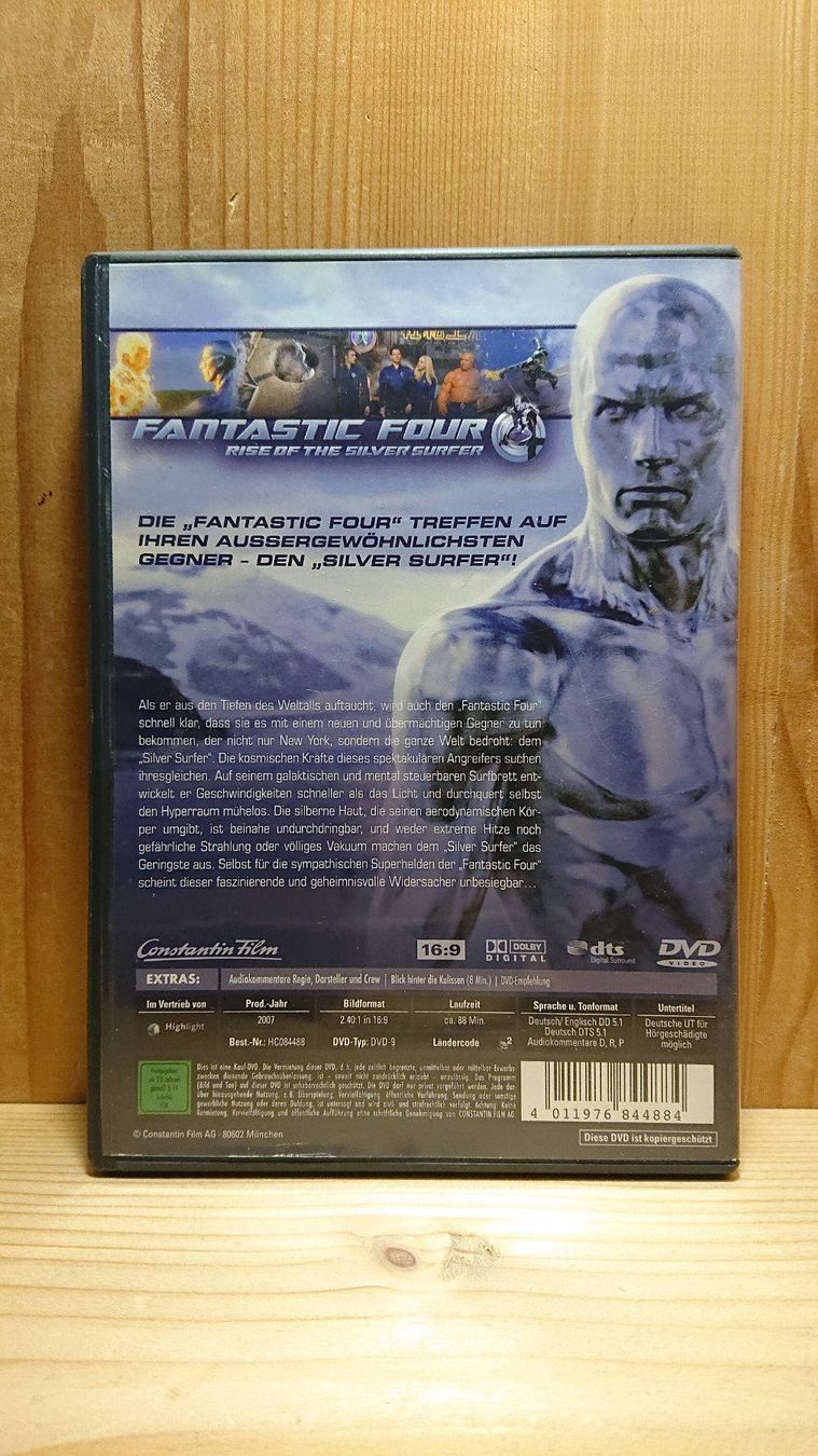 Alle DVDs: FANTASTIC FOUR 1 und 2 auf DVD – Gebraucht aus Wilderswil von Exebub 4