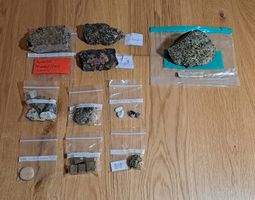 Seltenes Rohsteine Set