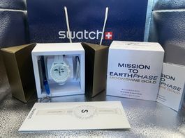 Swatch x Omega Mission To Earthphase Moonshine Gold Neu +OVP