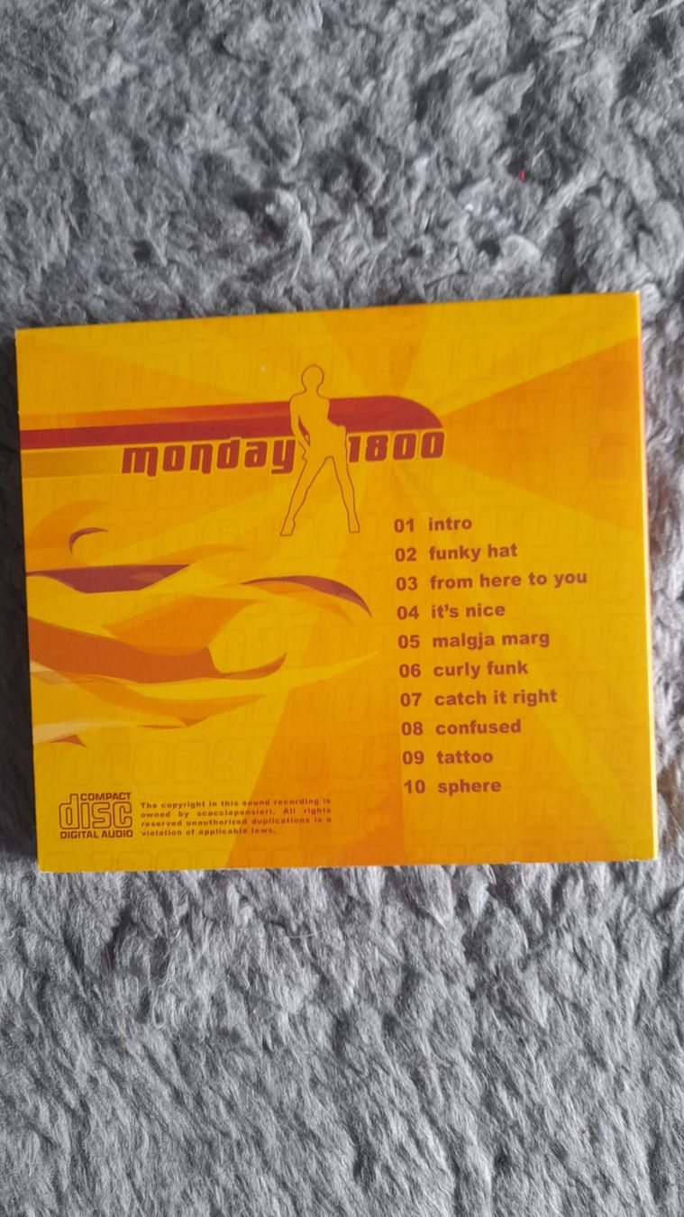 CD: SCACCIAPENSIERI     MONDAY 1800    CD – Usato da Wetzikon ZH venduto da Ramones01 1