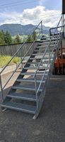 Treppe verzinkt mit Geländer
