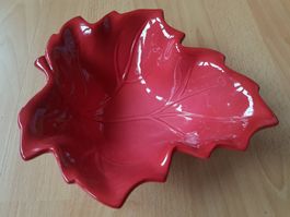 FRÜCHTESCHALE / SNACK / BLATTFORM (NEUWERTIG)
