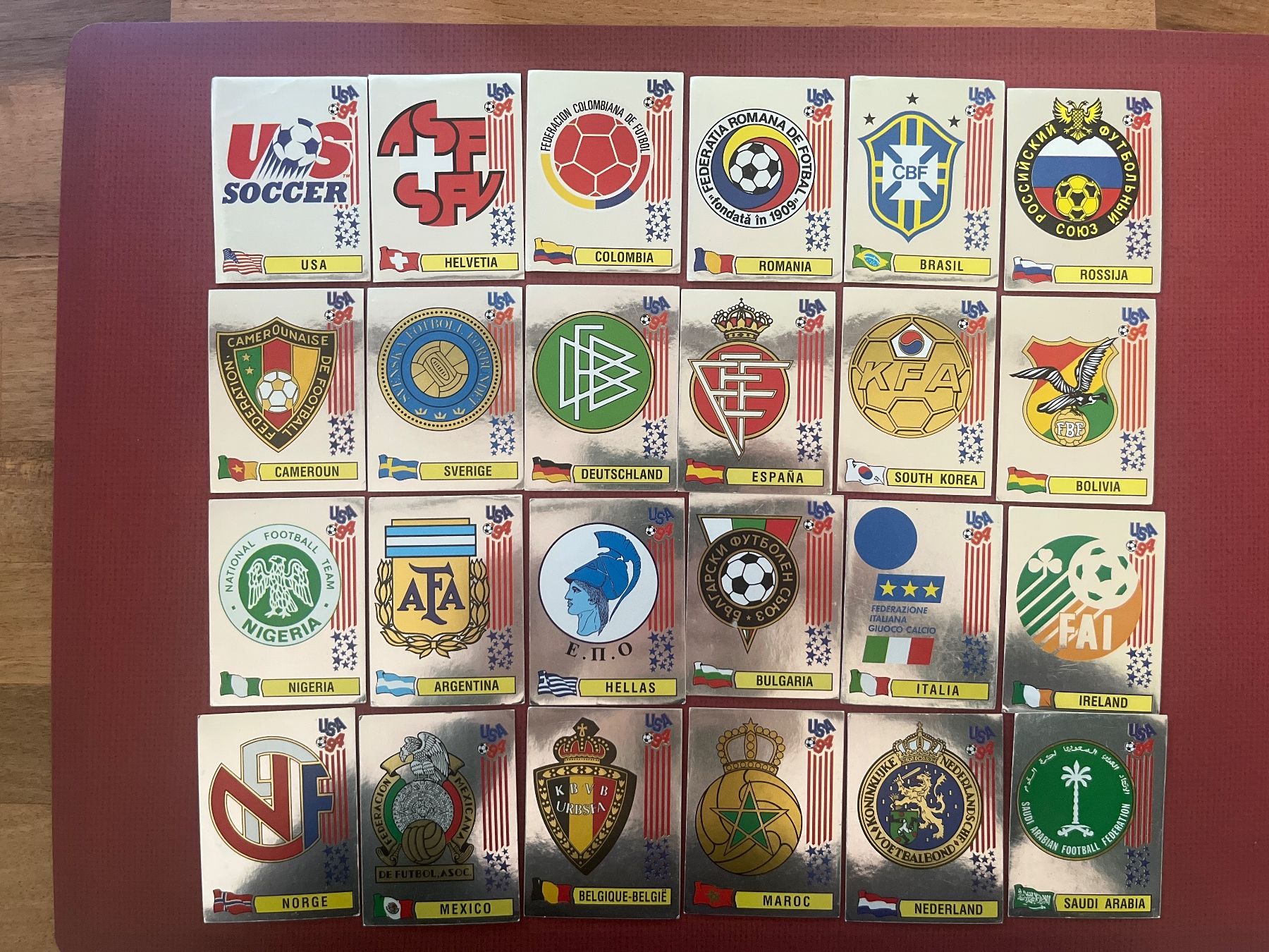 Panini Carte collezionabili: Panini WM World Cup 1994 24 Wappen – Usato da Wabern venduto da Collectfun