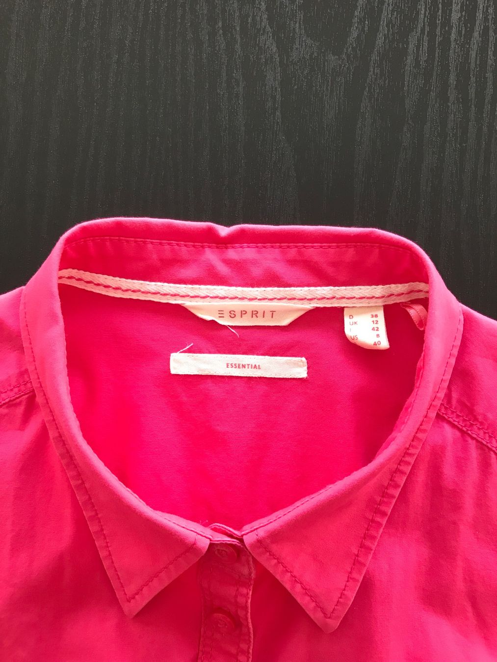 Esprit Blusen: Esprit Sommerbluse Pink Gr. 38 Kurzarm tailliert Baumwoll... – Neu (gemäss Beschreibung) aus Sirnach von primo.si 2