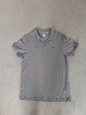 Levi's Herren Polo Shirt Grau Grösse L - gut erhalten